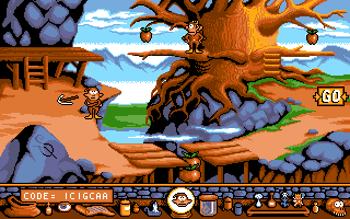 Gobliiins (Amiga) screenshot: Wizard's garden