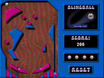 Blingball (Browser) screenshot: A game in progress The Game Over' screen looks just the same apart from the message and there are no balls waiting to be played