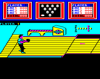 Superstar Indoor Sports (BBC Micro) screenshot: Bowling