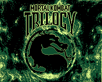 Mortal Kombat Trilogy (Game.Com) screenshot: Title screen