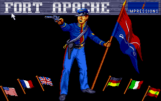 Fort Apache (Amiga) screenshot: Title screen