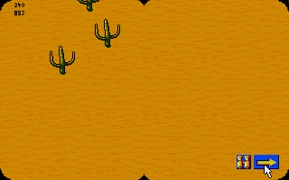 Fort Apache (Amiga) screenshot: Observing the environment