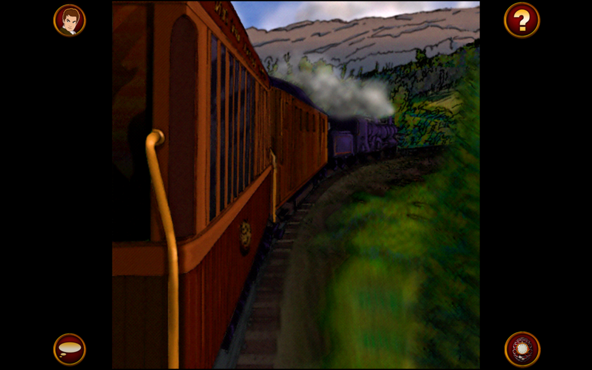 The Last Express: Gold Edition (Windows) screenshot: The country and the train