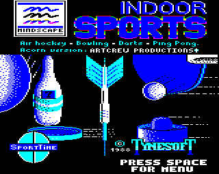 Superstar Indoor Sports (BBC Micro) screenshot: Loading screen