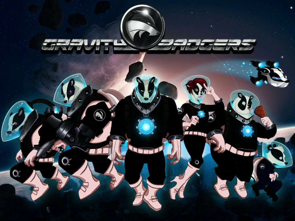 Gravity Badgers (iPad) screenshot: Loading screen