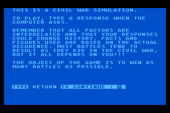 Screenshot of Strategy Simulations (Atari 8-bit, 1985) - MobyGames