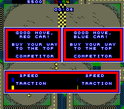 American Speedway (Arcade) screenshot: The second player joins.