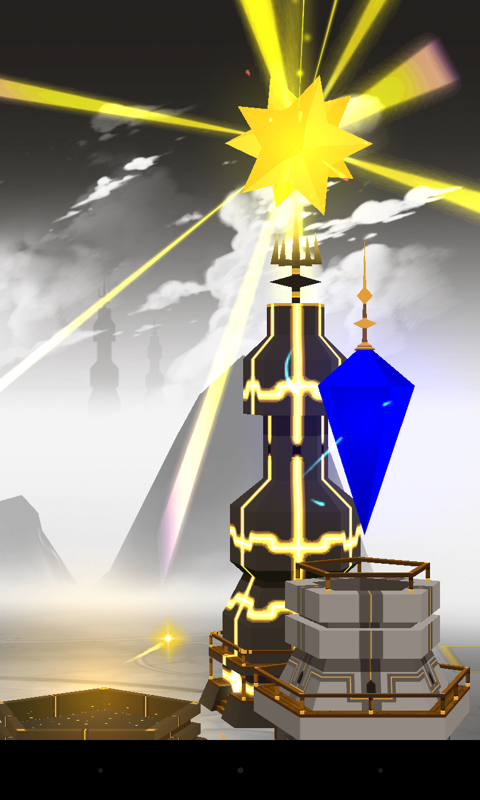 Orion's Forge (Android) screenshot: A new star is being forged!