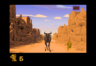 The Lion King (Amiga) screenshot: Level 3