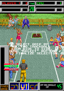 Screenshot of American Horseshoes (Arcade, 1990) - MobyGames