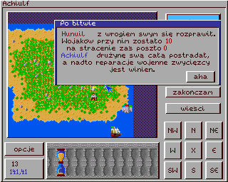 Funturatum (Amiga) screenshot: Invasion results