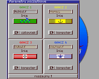 Funturatum (Amiga) screenshot: Choose the clan