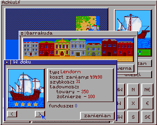 Funturatum (Amiga) screenshot: Lendorm ship