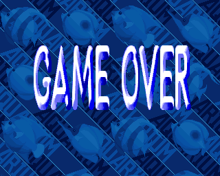 Aquarium (Arcade) screenshot: Game Over