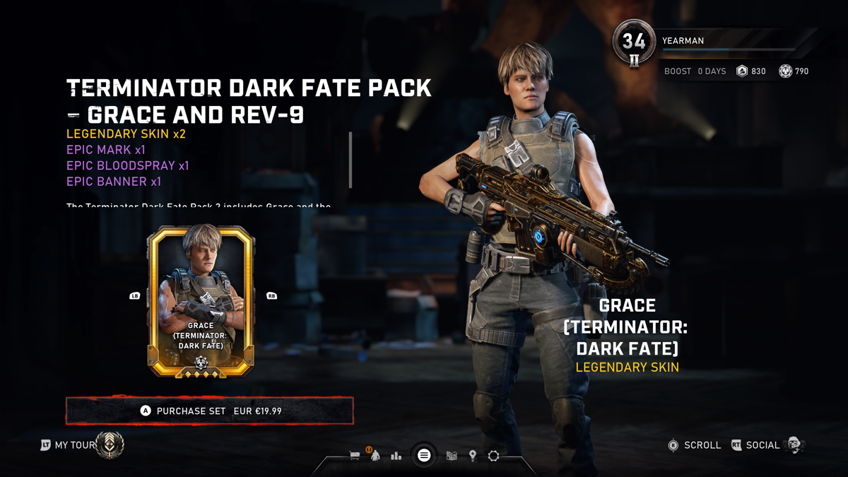 GEARS 5 Terminator: Dark Fate Pack #2 – Grace + Rev-9