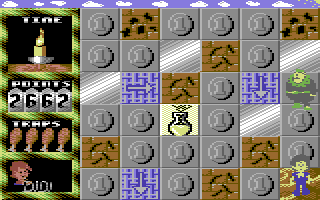 Das KNAX Computerspiel (Commodore 64) screenshot: Level 11