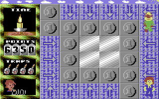 Das KNAX Computerspiel (Commodore 64) screenshot: Level 24