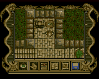 Poltergeist (Amiga) screenshot: West sign