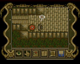 Poltergeist (Amiga) screenshot: Object examination