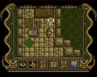 Poltergeist (Amiga) screenshot: Salesman