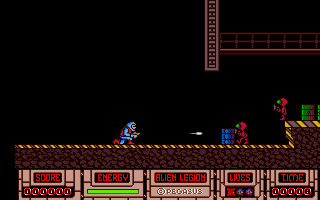 Alien Legion (Amiga) screenshot: Here comes the aliens