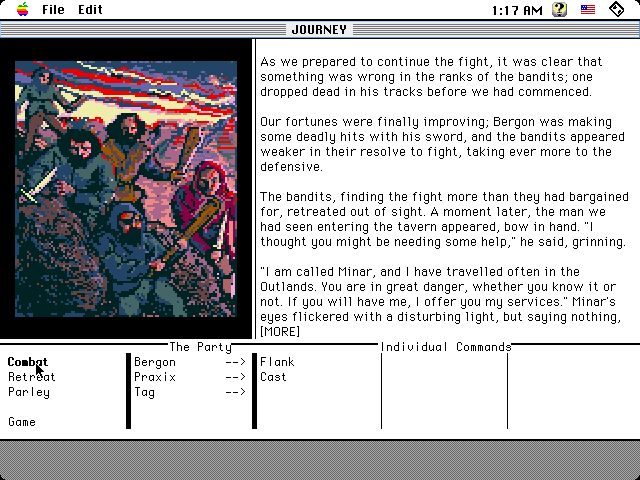 Journey: The Quest Begins (Macintosh) screenshot: Bandits