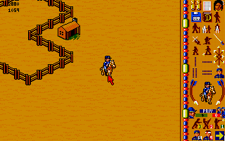 Fort Apache (Amiga) screenshot: Lonely rider