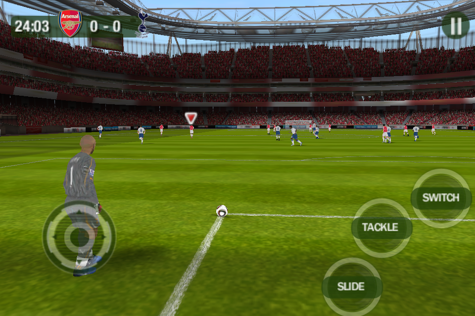 Screenshot of FIFA 11 (iPhone, 2010) MobyGames