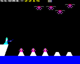 The Wizard (BBC Micro) screenshot: Fourth wave