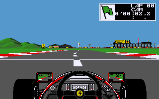 Ferrari Formula One (Amiga) screenshot: Race start