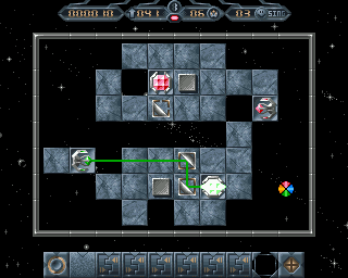 Beambender (Amiga) screenshot: Success!