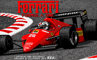 Ferrari Formula One (Amiga) screenshot: Loading screen
