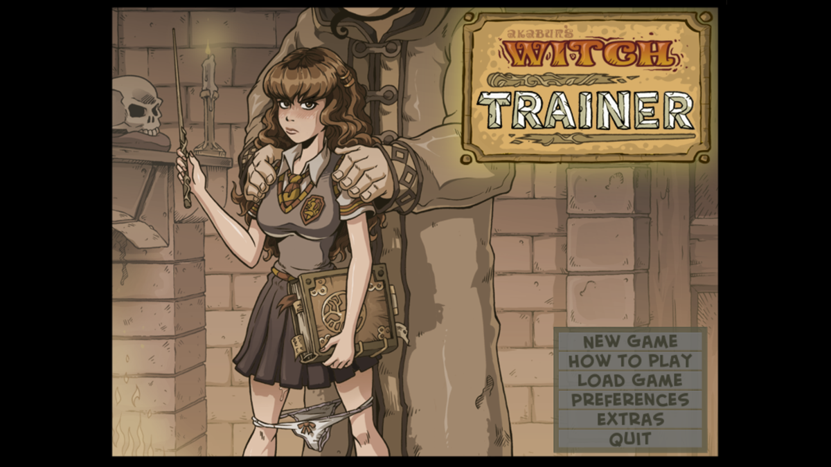 Witch Trainer (Windows) screenshot: The main menu