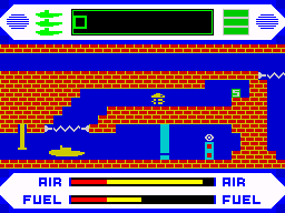 Periscope Up (ZX Spectrum) screenshot: Heading for number 5