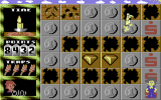Das KNAX Computerspiel (Commodore 64) screenshot: Level 30