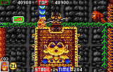 Toki (Lynx) screenshot: Monkeys control the idol of doom