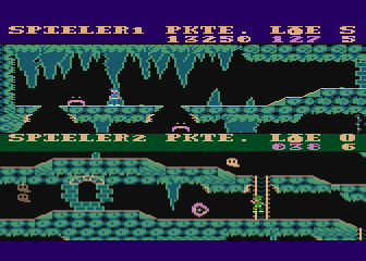 Schreckenstein (Atari 8-bit) screenshot: The final level.
