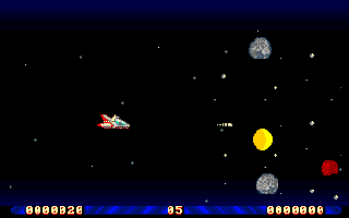 Sci-Fi (Amiga) screenshot: Game starts