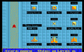 Iridon (Amiga) screenshot: enemy overview