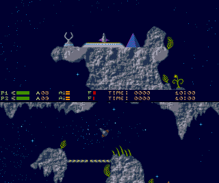 Utopos (Atari ST) screenshot: A port that opens and closes