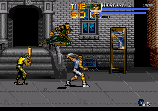 The Punisher (Genesis) screenshot: High jump