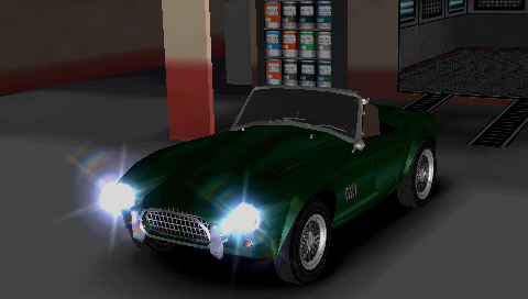 Test Drive Unlimited (PSP) screenshot: Respraying my car.