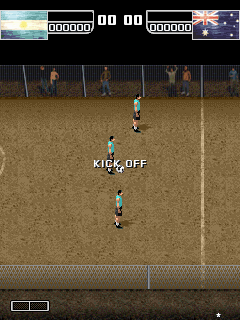 FIFA Street 2 (J2ME) screenshot: Kick off