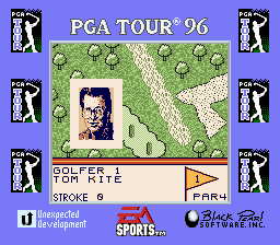 PGA Tour 96 (Game Boy) screenshot: Our golfing hero