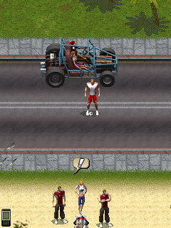 FIFA Street 3 (J2ME) screenshot: Exploring the stage
