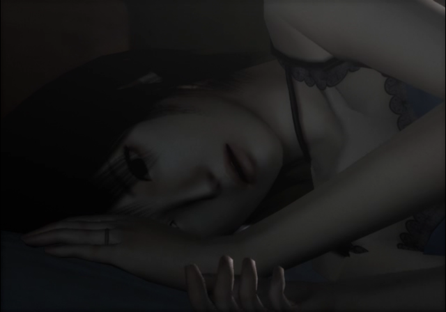 Fatal Frame III: The Tormented (PlayStation 2) screenshot: Wait, what...