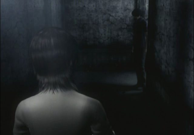 Fatal Frame III: The Tormented (PlayStation 2) screenshot: Don't stand in the corner like that, c'mon.
