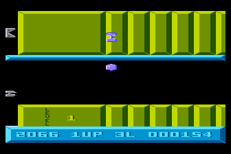 Tanium (Atari 8-bit) screenshot: Starting the First Level
