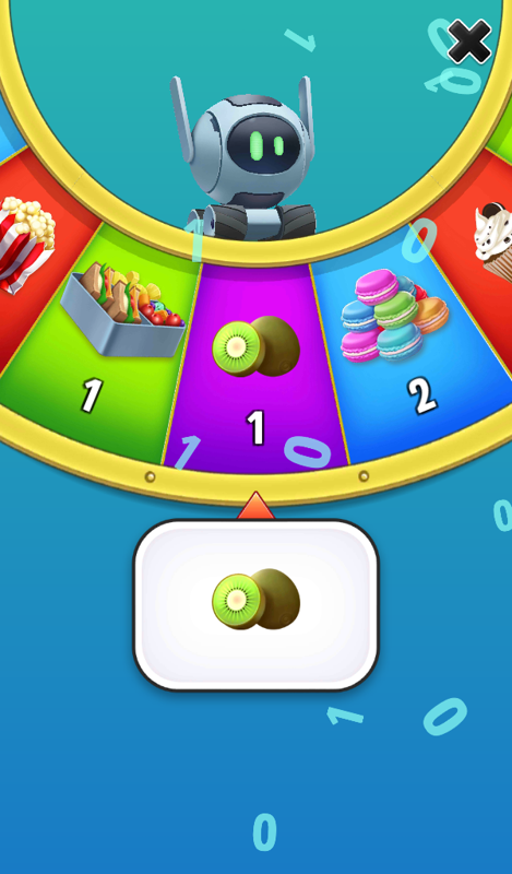 My Talking Tom (Android) screenshot: After turning the roulette, you got your reward.