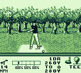 PGA European Tour (Game Boy) screenshot: SWING!